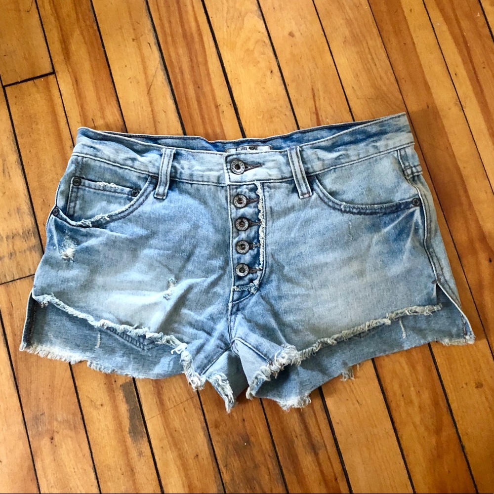 Free People Denim Shorts